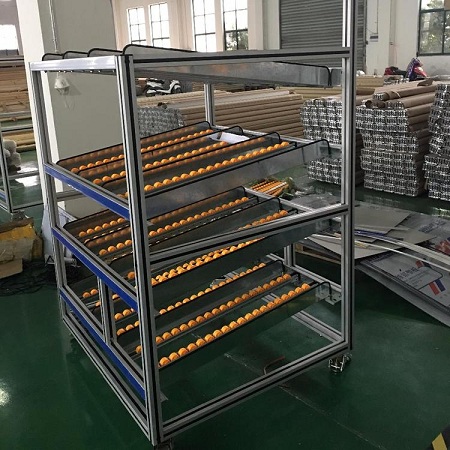 Aluminum profile shelf 알루미늄 프로파일 선반