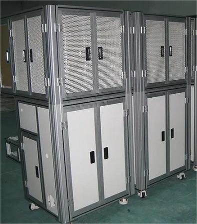 Aluminum profile electrical control cabinet (2) 알루미늄 프로파일 전기 제어 캐비닛(2)
